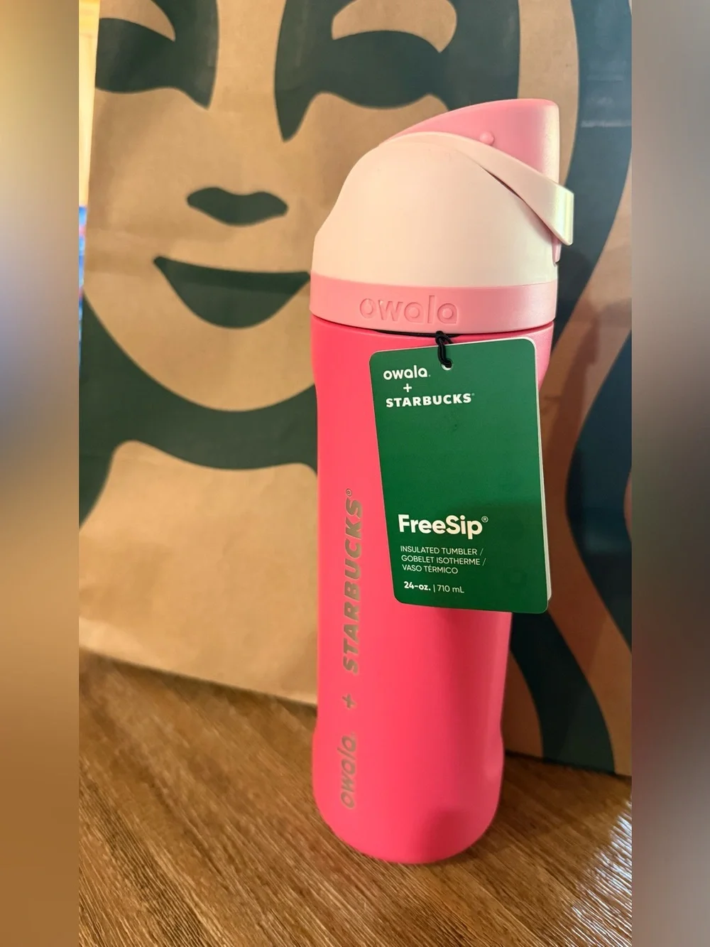 New! Exclusive Starbucks Pink Owala water bottle! Pink vibes collection